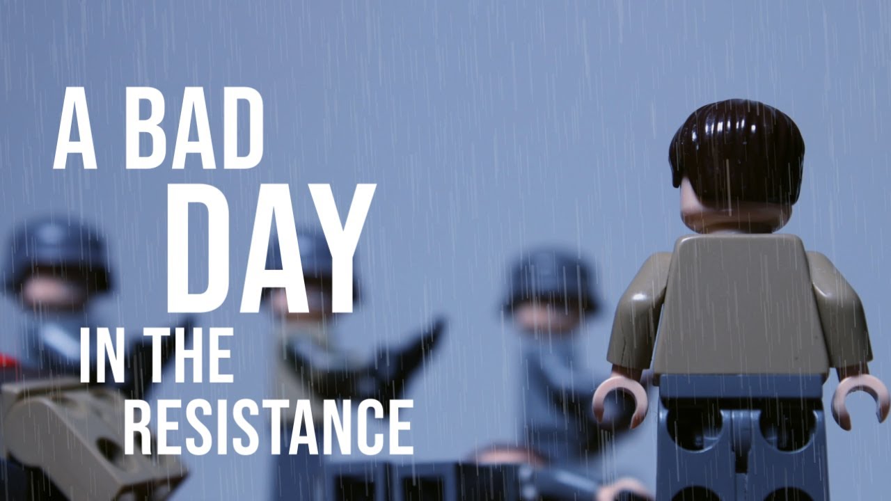 A BAD DAY IN THE RESISTANCE - A LEGO WW2 Stopmotion